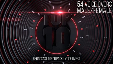 Preview Broadcast Top 10 Pack Voice Overs 19222867
