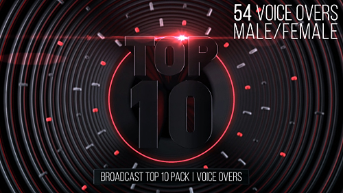 Videohive Broadcast Top 10 Pack Voice Overs 19222867