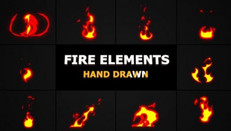 Preview Cartoon Fire Elements 21741534