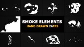 Preview Cartoon Smoke Elements And Transition 21241906