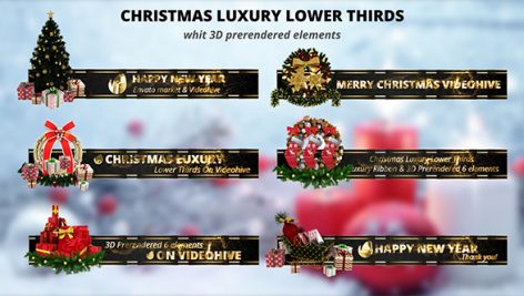 Preview Christmas Luxury Lower Thirds 18997465