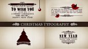 Preview Christmas Typography