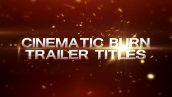 Preview Cinematic Burn Trailer Title