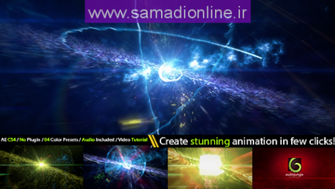 Preview Cinematic Space Particles Explosion Logo Intro