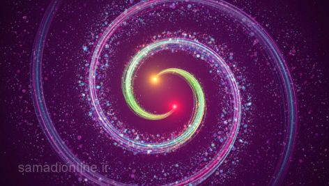 Preview Colorful Particles Light Spiral Logo 92121