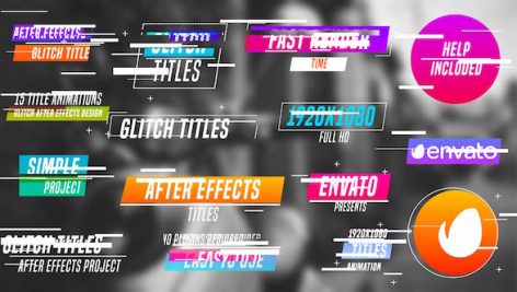 Preview Colourful Glitch Titles 16274086