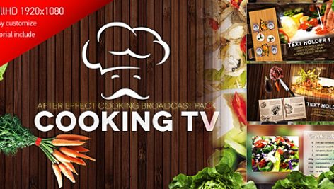 Preview Cooking Tv After Effects Cook Broadcast Pack