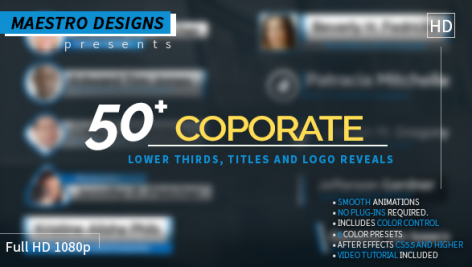 Preview Coporate Lower Thirds Titles And Logos Pack 17002235