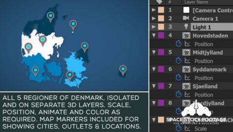 Preview Denmark Map Kit 21014598