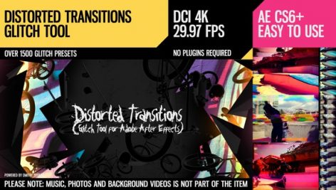 Preview Distorted Transitions Glitch Tool 18524764