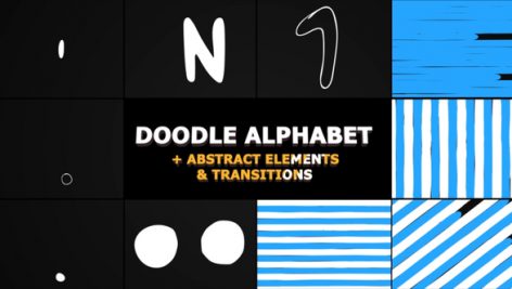 Preview Doodle Alphabet And Transitions 21741036