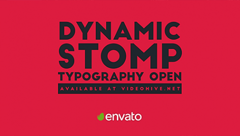 Preview Dynamic Stomp Typography Open 19994003