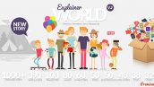 Preview Explainer World Video Toolkit Library 21021730