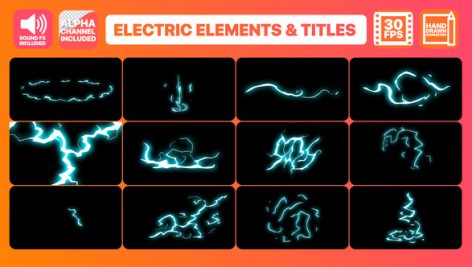 Preview Flash Fx Electric Elements And Titles 22627845