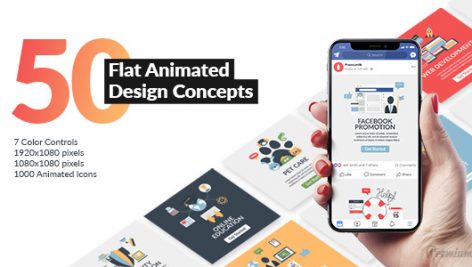 Preview Flat Animated Design Concepts 21491354