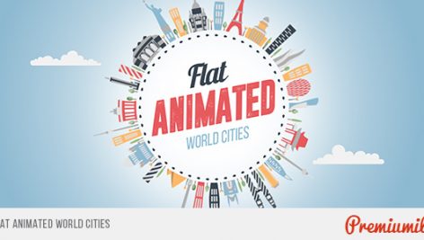 Preview Flat Animated World Cities 14802000