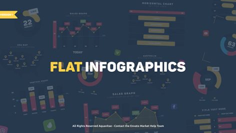 Preview Flat Design Infographics 19610712