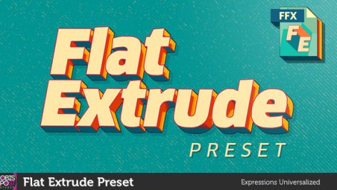 Preview Flat Extrude Preset 12007814