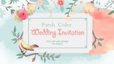 Preview Fresh Color Wedding Invitation 15882841