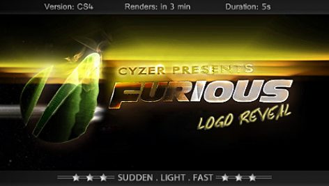 Preview Furious Logo Fast Powerful Simple Reveal