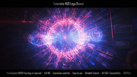 Preview Futuristic HUD Logo Reveal 22444843