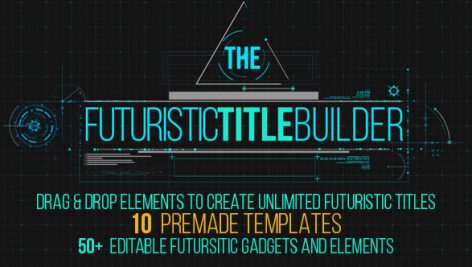 Preview Futuristic Title Builder 11103358