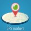 Preview Gps Markers Map 9910759