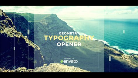 Preview Geometry Typography Opener 19701539