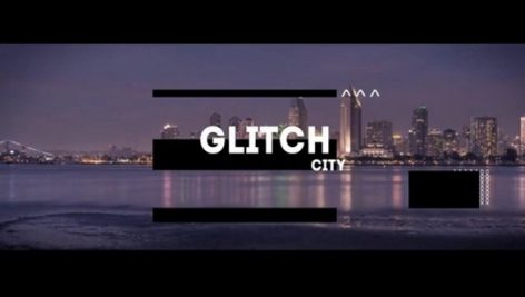 Preview Glitch City Logo Opener