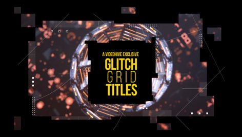 Preview Glitch Grid Titles 22351560