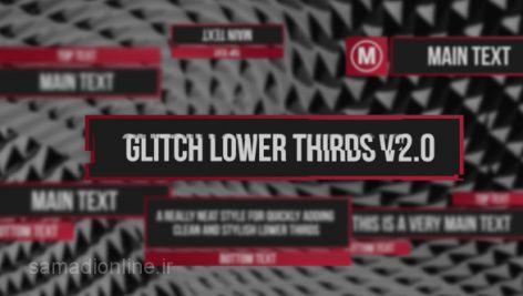 Preview Glitch Lower Thirds V2 90399