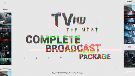 Preview Glitch Tv Complete Broadcast Graphics Package 20820835