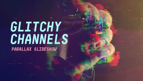 Preview Glitchy Channels Parallax Slideshow 21473986