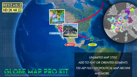 Preview Globe Map Pro Kit 19478445