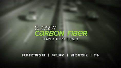 Preview Glossy Carbon Fiber Lower Thirds 5255552