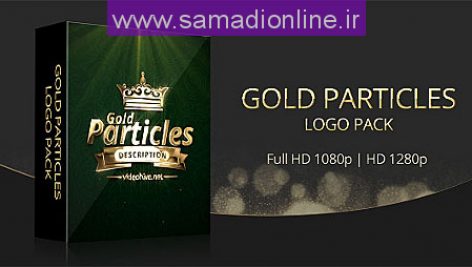 Preview Gold Particles Logo Pack
