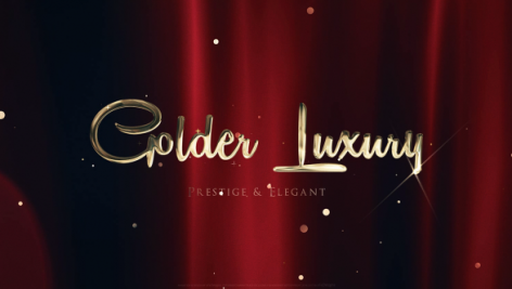 Preview Golden Luxury Red Carpet Titles 18847519