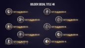 Preview Golden Social Title 4K 88590