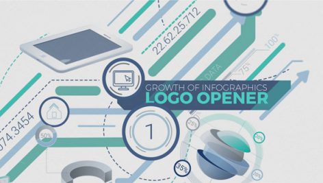 Preview Growth Of Infographics Logo Opener 21420081