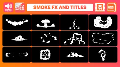 Preview Hand Drawn Smoke Fx And Titles 22647713
