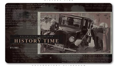 Preview History Time Documentary Slideshow 21317111