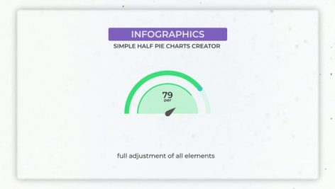 Preview Infographics Half Simple Pie Charts Creator 90545