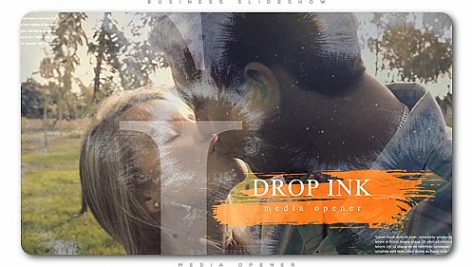Preview Ink Drop Romantic Media Opener 20525147