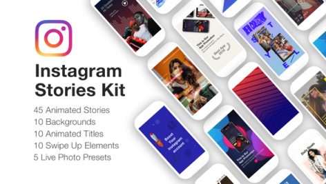 Preview Instagram Stories Kit Instagram Story Pack 22195723