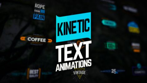 Preview Kinetic Text Animations 19884934