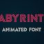 Preview Labyrinth Animated Font 18527773