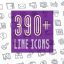 Preview Line Icons Pack 390 Animated Icons 20236035