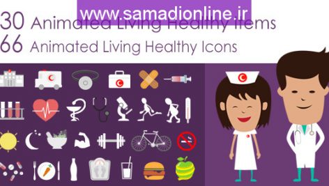 Preview Living Healthy Infographics 7395697