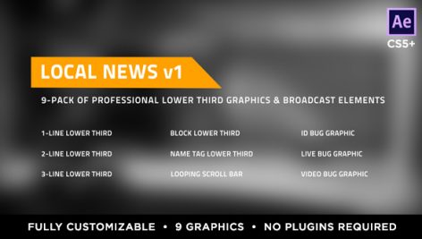 Preview Local News Elements Lower Third Package 15860854