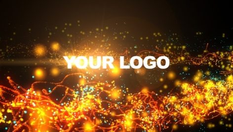 Preview Logo Strings Particles Animation